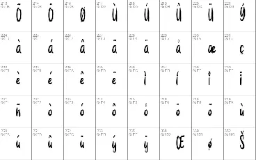 Hand For Drawing font