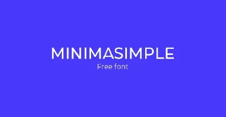 Minimasimple font