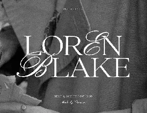 Loren Blake font