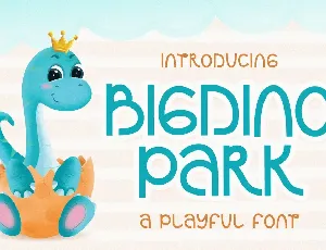 Bigdino Park font