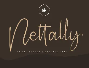 Nettally font