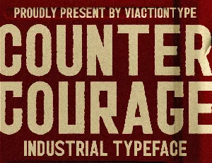 CounterCourage font