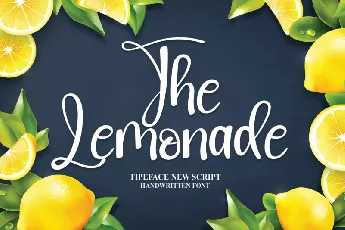 The Lemonade font