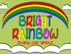 Bright Rainbow font