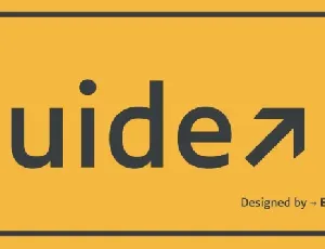 Guide Family font