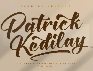 Patrick Kedilay font