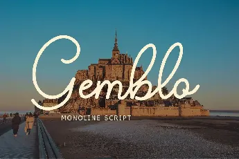 Gemblo font