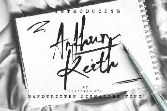 Arthur Keith font