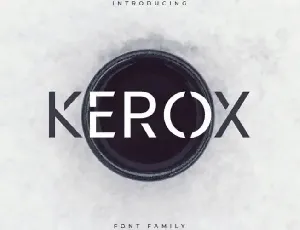 Kerox Family font