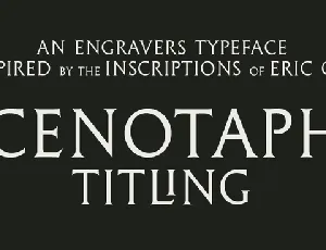 Cenotaph Titling font