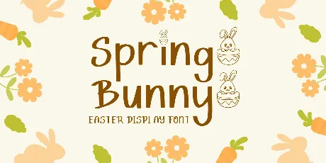 Spring Bunny font