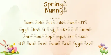 Spring Bunny font