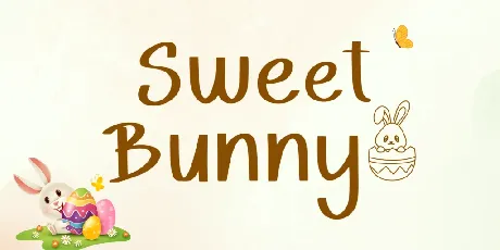 Spring Bunny font