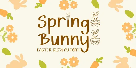 Spring Bunny font