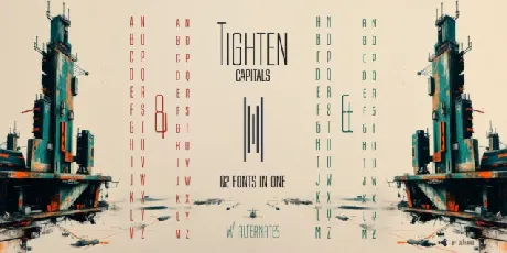 Tighten Caps font