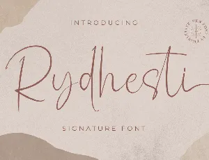 Rydhesti font