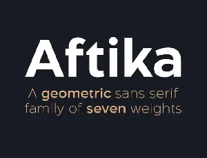 Aftika font