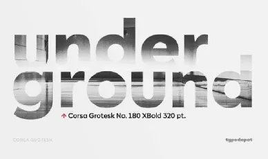 Corsa Grotesk Family Free font