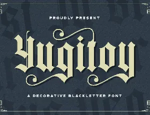 Yugitoy font