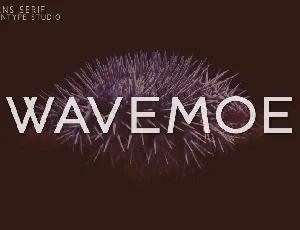 Wavemoe font