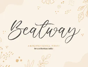 Beatway font