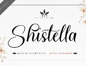 Shistella font