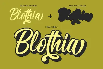 Blothia font