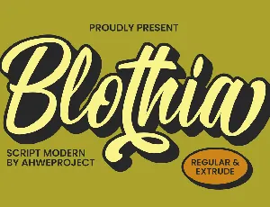 Blothia font