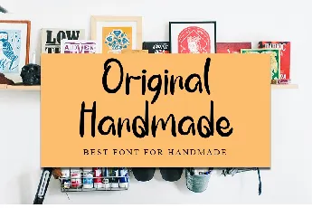 Original Handmade font