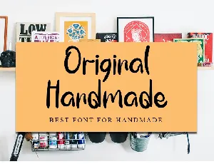 Original Handmade font