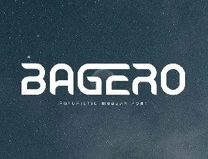 Bagero font