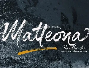 Matteona font