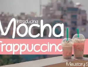 Mocha Frappuccino Free font