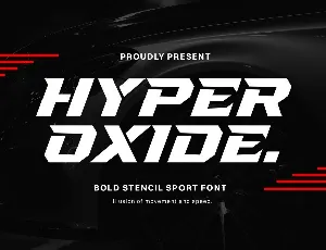 Hyper Oxide font