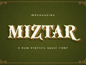 Miztar font