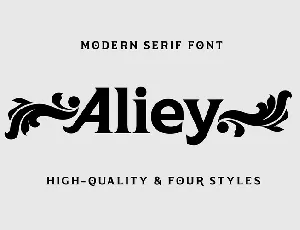 Aliey font