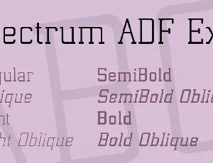 Electrum ADF Exp font