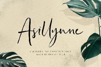 Asillynne font