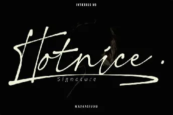 Hot Nice Handwritten font