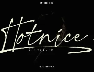 Hot Nice Handwritten font