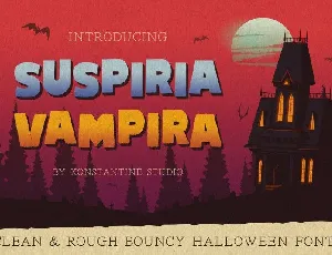 Suspiria Vampira Display font