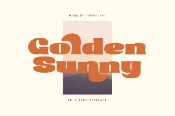 Golden Sunny font