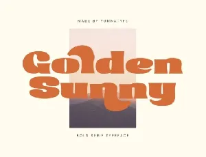 Golden Sunny font
