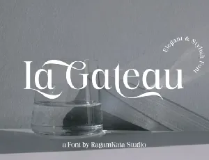 La Gateau font