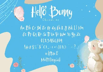 Hello Bunny Display font