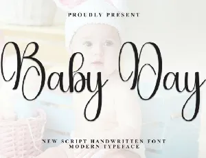 Baby Day Calligraphy font