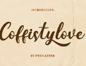 Coffistylove font