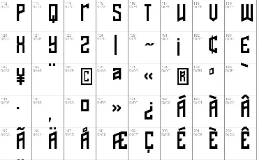 Naftalene font