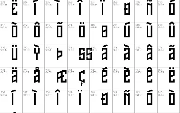 Naftalene font