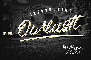 Ourlastt Script font